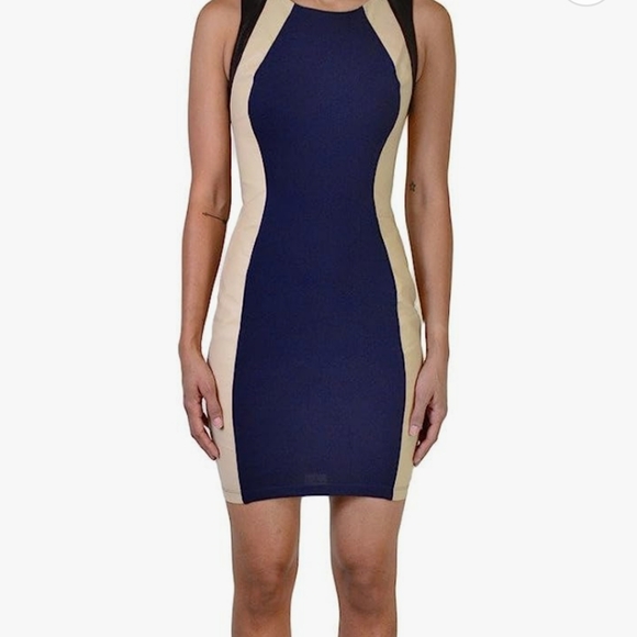 DAVID LERNER Color-block Dress - Picture 7 of 8